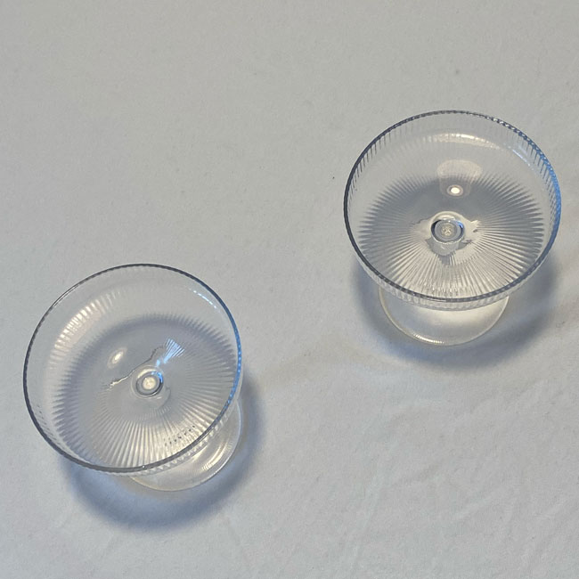 Champagne saucer glas